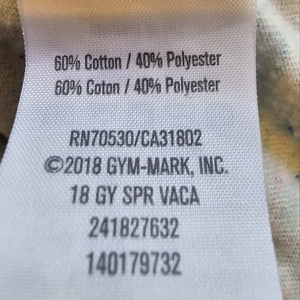 6/$20 Gymboree Short Sleeve Cross Strap Back Neck Tee Size M 7-8 (Girl)
